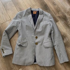 Striped Fitted Tory Burch long Blazer